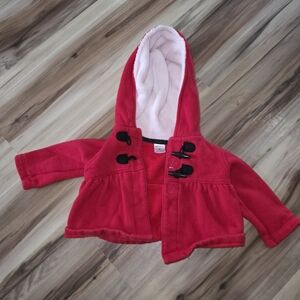Carter's Vibrant Red Kids Jacket with Toggle Details